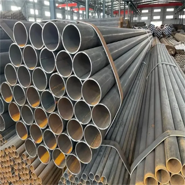 Tubo saldato a cucitura diritta A106 nero