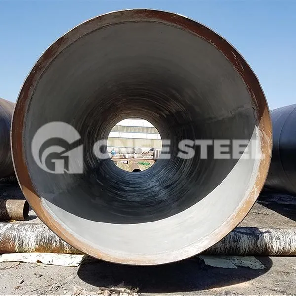 Tubo in acciaio anticorrosione rivestito in malta cementizia