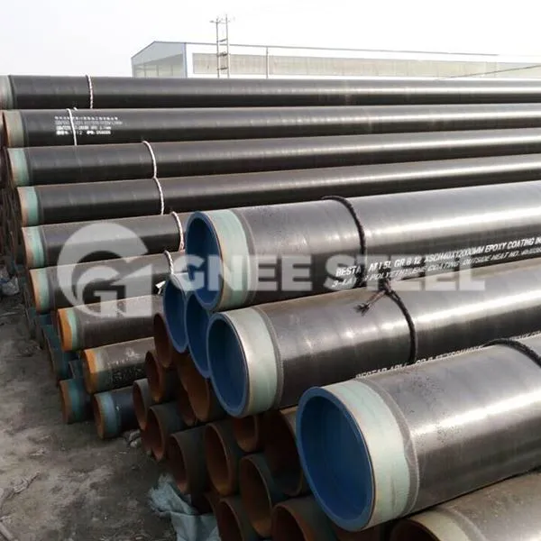 Tubo in acciaio al carbonio rivestito in resina epossidica