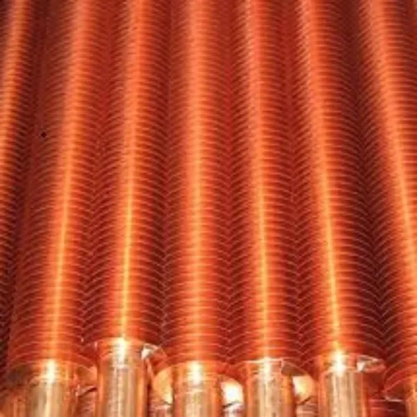 Tubo alettato a L, tubi alettati a tensione a L con piede a L