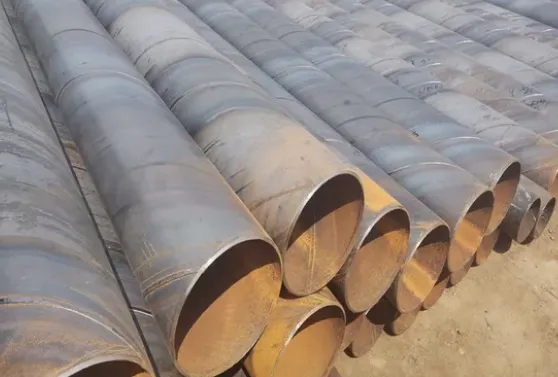 Tubo a spirale a spirale di cucitura dritta Q235B Q355B Diametro saldato