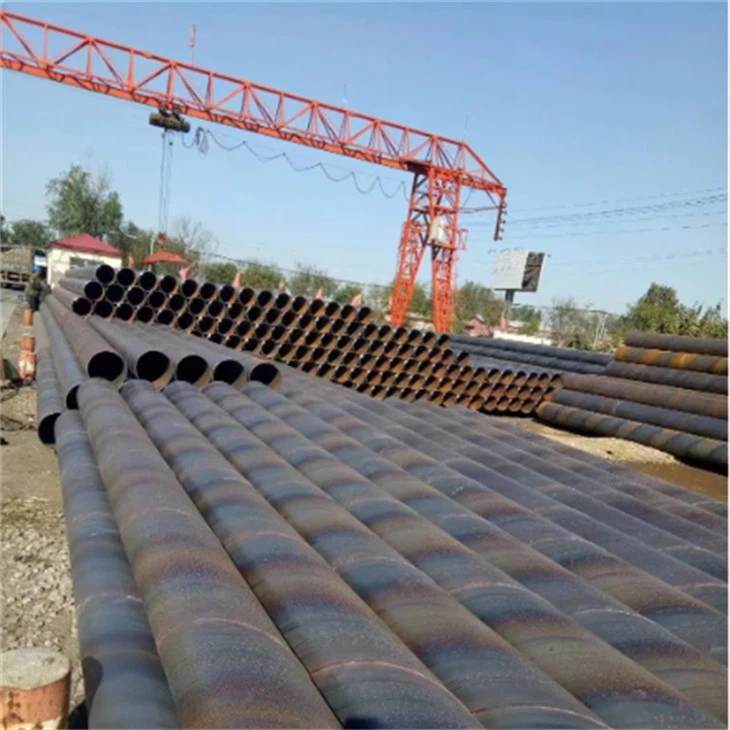 Tubo in acciaio saldato a spirale al carbonio X42 X52